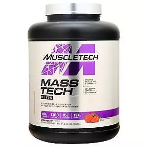 Muscletech Mass Tech Elite Strawberry 6 Lbs • $51.64