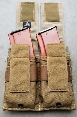 $85.97 • Buy (10) SPECTER GEAR #272 COYUniversal MOLLE Mag Pouch Coyote Made In USA 