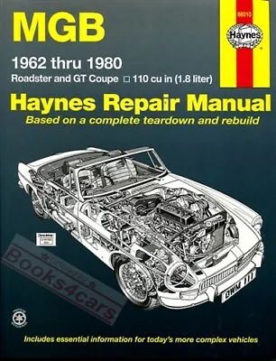 Mgb Shop Manual Service Repair Haynes Book Chilton Workshop • $33.33