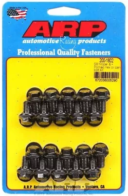 ARP 200-1802 SB Mopar/Pontiac V8 Oil Pan Bolt Kit Hex Head Steel Black Oxide • $34