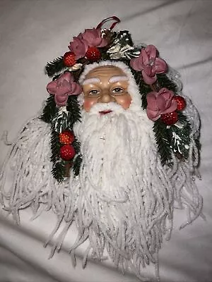 Vintage Victorian Santa Head 11” • $15.99