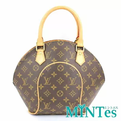 Auth Louis Vuitton Monogram Ellipse PM Handbag M51127 Brown Monogram Canvas Styl • £493.96