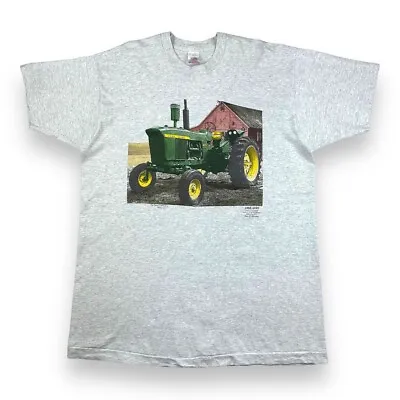 £22.99 • Buy Vintage 90’s John Deere T Shirt Single Stitch 1968 Tractor 4020 Series XL Grey