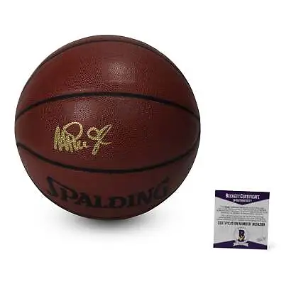 Magic Johnson Signed NBA Basketball (Johnson COA) • $250