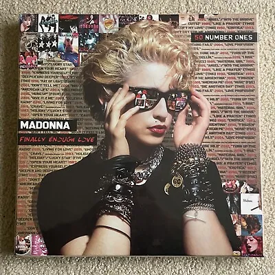 Madonna - Finally Enough Love: 50 Number Ones (6 Lp  Red & Black Vinyl Box) • $349