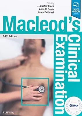 Macleod's Clinical Examination 14e Book The Cheap Fast Free Post • £44.99