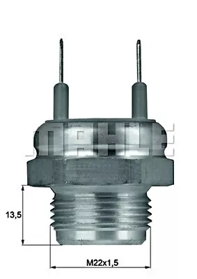 MAHLE Radiator Fan Temperature Switch For ALFA ROMEO AUDI AUSTIN VW 59-12 366590 • $9.70