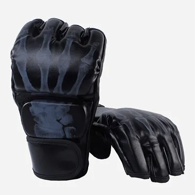 Martial Mitts Boxing Fight Gloves MMA UFC Training Boxing Punch Bag (Skeleton) • $13.79