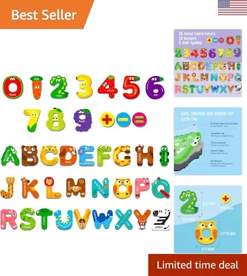 Educational Learning Tool - Magnetic Uppercase Letters And Numbers - 39 Pieces • $22.99