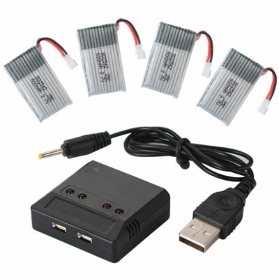 £8.49 • Buy 4PCS Lipo Battery And Charger For Syma F5C X5C RC Drone Helicopter Quadcopter