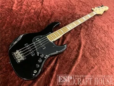 *NEW* 2020 GrassRoots / ESP G-AM-55MS/R Black Medium Scale Jazz Bass W/GB • $741.46