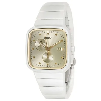 Rado R5.5 White Ceramic Chronograph Analog Display Ladies Casual Watch R28392252 • $3000