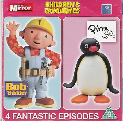 CHILDREN'S FAVOURITES Bob The Builder / Pingu ( DAILY MIRROR Newspaper DVD )  • £0.85