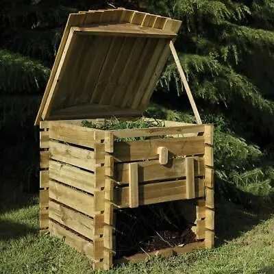 £146.95 • Buy Forest Garden Wooden Beehive Composter Compost Natural Pressure Treated Timber