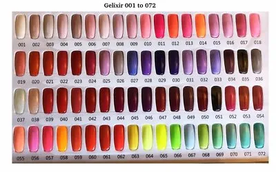 Gelixir Soak Off Gel Polish Matching Duo LED/UV 0.5 Oz - Pick Any • $10.50