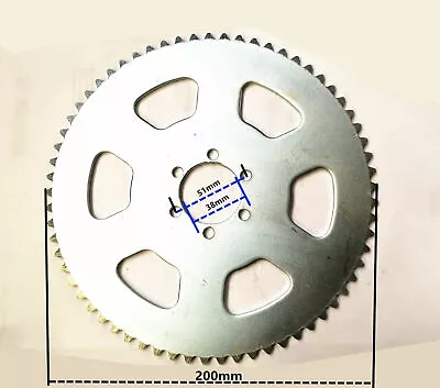 Rear Axle Sprocket 65 Tooth 35 Pitch Go Kart Drift Trike Project 80cc Go Kart • $28