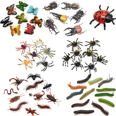 £4.63 • Buy 10Pcs Fake Spider/Fly/ant/snake Plastic Insect Funny Joke Prank Props Party Gift