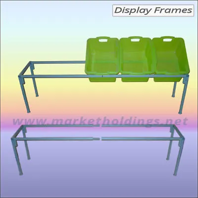 6 Foot Metal Display Frames Mini Parts Market Trader Stands / Tables - Pack Flat • £979.95