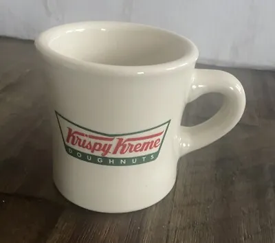Vintage Krispy Kreme Doughnuts Heavy Cream Colored Coffee Tea Mug • $14.99