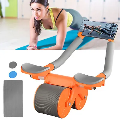 Automatic Rebound Abdominal Wheel Ab Roller Wheel With Elbow Support Roller • £9.99