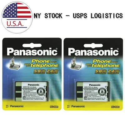 2 Panasonic HHR-P104 3.6V NI-MH Cordless Phones Replacement Rechargeable Battery • $19.99