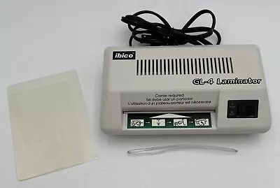 Ibico GL-4 Mini Office Home Corded Laminator W/ Box Carriers Etc - Tested&Works • $24.50