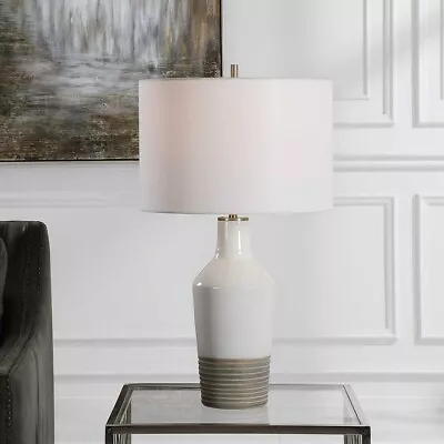 £214.31 • Buy Dakota 27  Mid Century Modern Ceramic Table Lamp Uttermost 28398