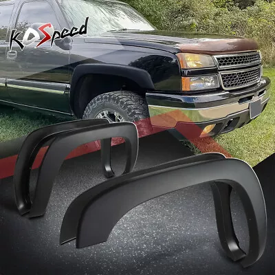 4x Paintable Factory Style ABS Wheel Fender Flares For 99-07 Silverado/Sierra • $68.99