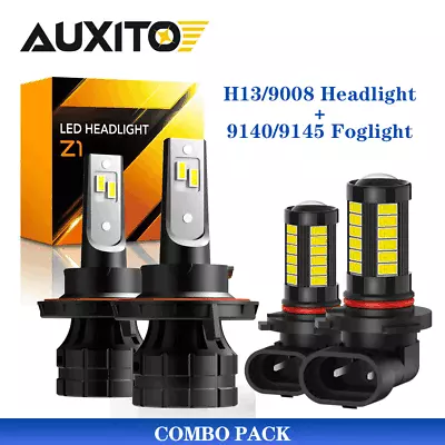 4x H13 9008 9145 9140 H10 LED Headlight Bulb High Low Beam Fog Light Mini Size • $38.99