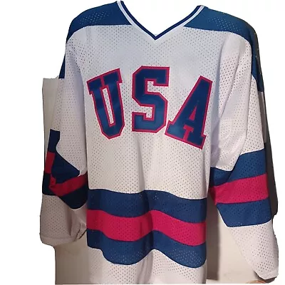 USA Olympic Hockey Jersey Size Medium New With Tags Miracle On Ice • $69.99