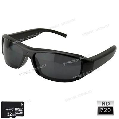 Sunglasses Camera Video  Glasses Cams Ski Bike Action HD Security  • $99