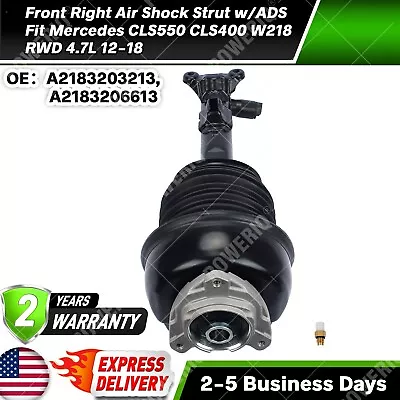 Front Right Air Shock Strut W/ADS Fit Mercedes CLS550 CLS400 W218 RWD 4.7L 12-18 • $509