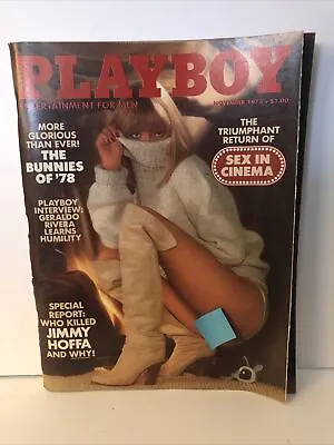 Nov 1978 Monique St Pierre Playboy W Centerfold & Inserts Vintage Adult Magazine • $20.21