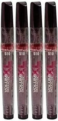 (LOT OF 4) Maybelline Volume XL Seduction Lip Plumper #510 FULL BODIES WINE • $18.98