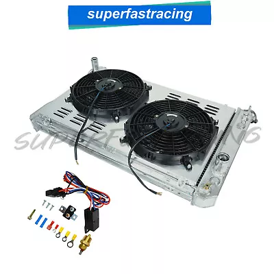 For 1982-1992 Chevy Camaro /Pontiac Firebird Radiator 3-Row+Fan Shroud+Relay Kit • $178.89