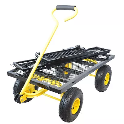 Wagon Cart Garden Cart Trucks Make It Easier To Transport Firewood • $74.69