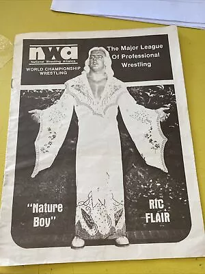 NWA Mid Atlantic Wrestling Program Ric Flair Dusty Rhodes Nature Boy • $18