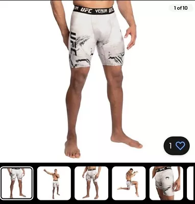 Venum UFC Authentic Fight Week 2.0 Vale Tudo Shorts - Black/Sand M • $30