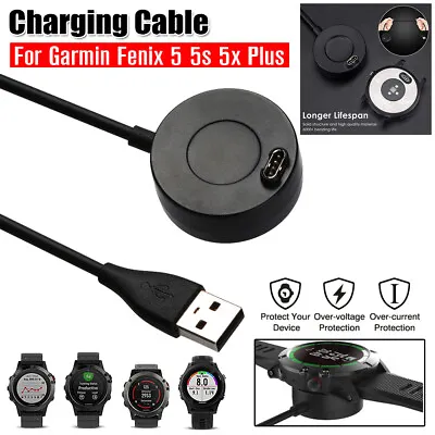 Watch Charger Charging Cable Cradle Cord Magnetic For Garmin Fenix 5 5s 5x Plus • $6.43