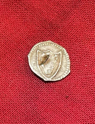 1649 Commonwealth Rare Silver Half Penny Under Oliver Cromwell. Pierced • £178.38