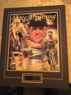 £245.78 • Buy Lance Armstrong Signed Tour De France Champion Poster Picture Four Time