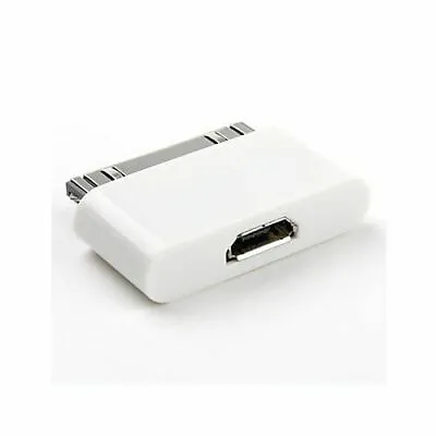 £4.10 • Buy Micro USB Female To 30pin Male Adapter Dock For IPhone 4 4S 3G 3GS IPad Charger
