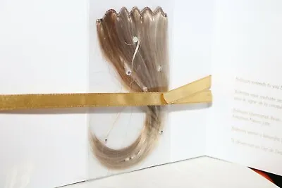 BALMAIN Paris Swarovski Crystals Blonde Hair EXTENSION W Card New In BAG • $50