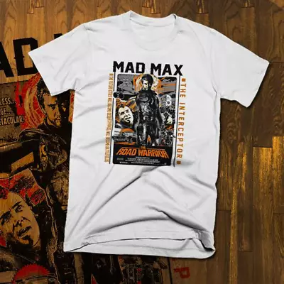 Retro Action Movie Mad Max T-Shirt Post-Apocalyptic Akira Era Cyberpunk Warrior • $19.50