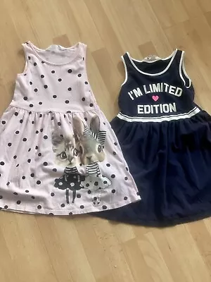 H&M Girls 2 Dresses Size 4-6 • $12