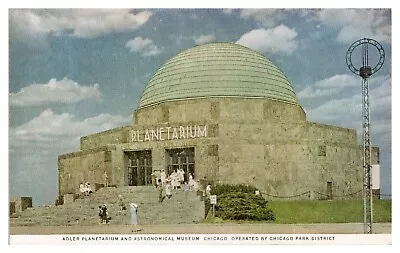 Vintage Adler Planetarium And Astronomical Museum Chicago IL Postcard Unposted • $4.65