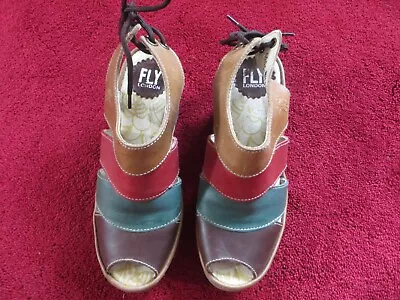 £6.50 • Buy FLY SIZE 3.5 Uk, 36 Eu MIXED COLOUR LADIES SANDALS