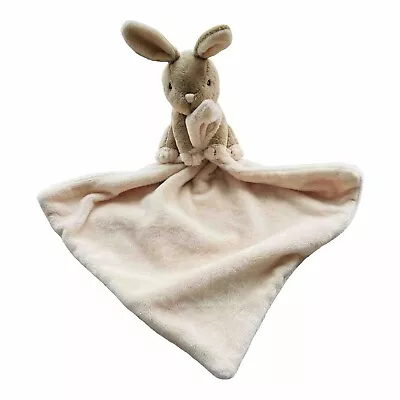 Suki Bobtail Bunny Rabbit Baby Comforter Plush Soft Toy Blankie Cream Beige • £6.50