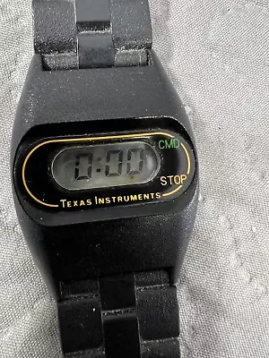 Vintage Texas Instruments Series 550 Plastic Digital LCD Watch + Original Strap • $10