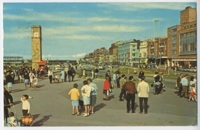 £3.95 • Buy RHYL The Clock Tower & Promenade Vintage Postcard F2